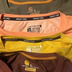 4 Carhartt XL relaxed fit short sleeve tshirts